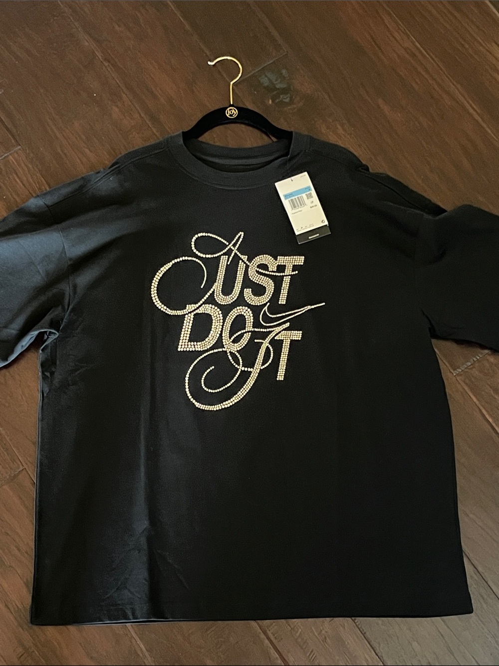 Women’s Nike Black Bling Size M Top NWT!